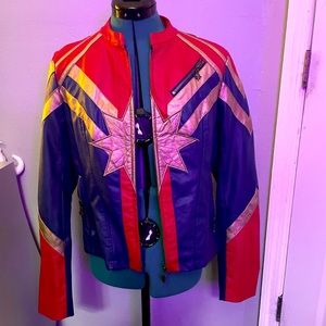 Captain Marvel Her Universe Pleather Jacket